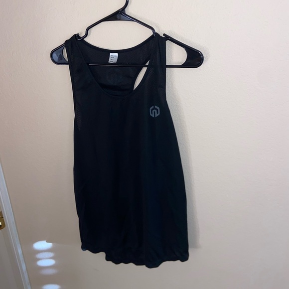 Neleus sleeveless tee graphic mesh tank top shirt workout fitness gym wear top - Picture 3 of 7